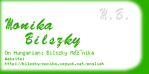 monika bilszky business card